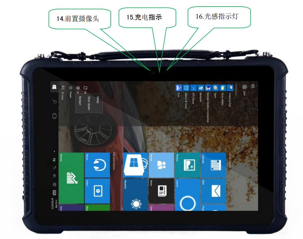 無線傳輸移動(dòng)式六合一氣體濃度檢測攝像儀PAD